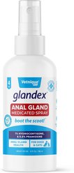 Vetnique Labs Glandex Anal Gland Medicated Anti Itch Spray for Dogs & Cats, 4-oz bottle