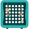 Kitty Kasa Snap On Recreation Cat House, Teal