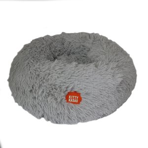 Kitty Kasa Donut Cat Bed, Grey, Medium