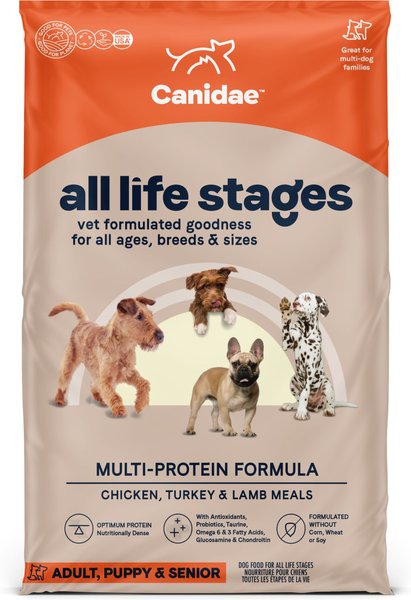 CANIDAE All Life Stages Chicken, Turkey & Lamb Formula Dry Dog Food, 30-lb bag slide 1 of 9