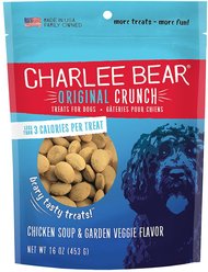 Charlee Bear Chicken Soup & Garden Veggie Flavor Dog Treats, 16-oz bag