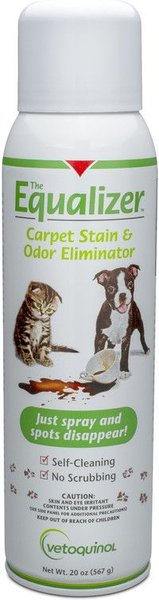 Vetoquinol Equalizer Dog, Cat & Small Pet Stain Remover, 20-oz bottle slide 1 of 4