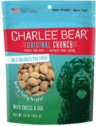 Charlee Bear Cheese & Egg Flavor Dog Treats, 16-oz bag