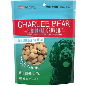 Charlee Bear Cheese & Egg Flavor Dog Treats, 16-oz bag