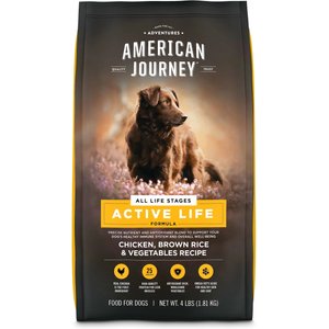 American Journey Active Life Formula Chicken, Brown Rice & Vegetables Recipe Dry Dog Food, 8-lb bag