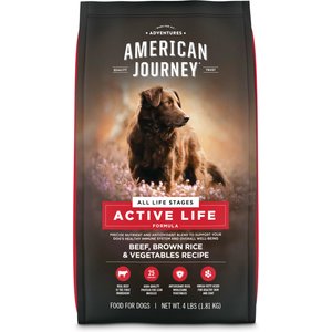 American Journey Active Life Formula Beef, Brown Rice & Vegetables Recipe Dry Dog Food, 8-lb bag