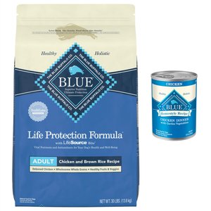 BLUE BUFFALO Life Protection Formula Adult Chicken & Brown Rice Recipe ...