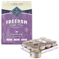 Blue Buffalo Freedom Indoor Adult Chicken Dry Food + Adult Chicken Recipe Canned Food