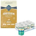 Blue Buffalo Freedom Adult Healthy Weight Chicken Dry Food + Lamb Canned Dog Food