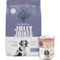 Blue Buffalo True Solutions Jolly Joints Mobility Support Formula Dry Food + Fit & Healthy Weight Control Formula Wet Dog Food