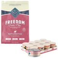 Blue Buffalo Freedom Small Breed Adult Chicken  Dry  Food + Chicken Canned Dog Food