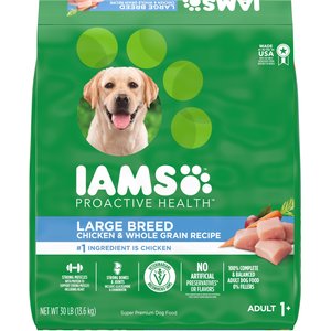 Iams Proactive Health Large Breed with Real Chicken Adult Dry Dog Food, 30-lb bag