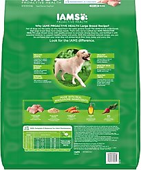 Iams Proactive Health Large Breed with Real Chicken Adult Dry Dog Food, 30-lb bag slide 2 of 9