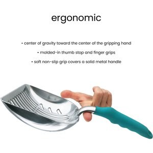 DurAnimals DuraScoop Original Cat Litter Scoop, Color Varies