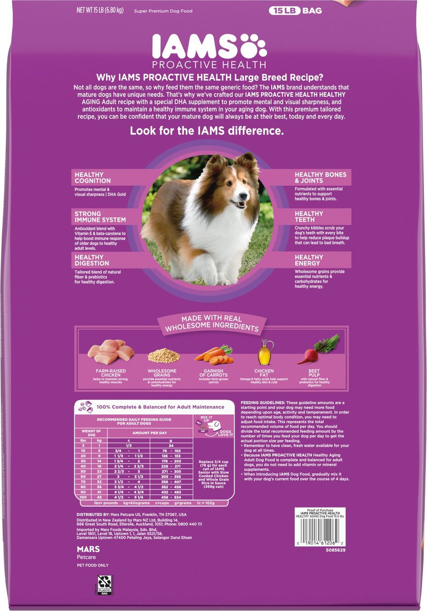 Iams senior plus outlet dry dog food