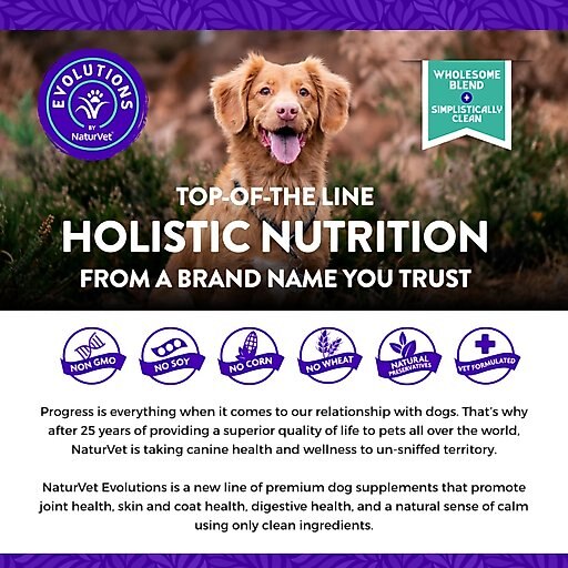 NaturVet Evolutions Full Spectrum Calming Liquid Supplement for Adult Dogs, 1-oz bottle