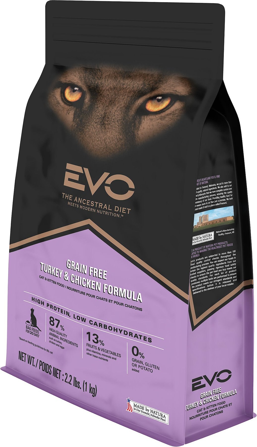 evo turkey and chicken cat food