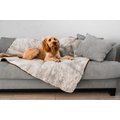 PawBrands PupProtector™ Cool Comfort Waterproof Throw Dog Blanket, Grey, King