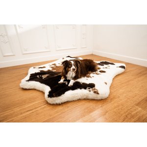 PawBrands PupRug Premium Animal Print Human Grade Memory Foam Dog Bed