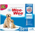 Wee-Wee Absorbent Dog Pee Pads, 22 x 23-in, 150 count, Unscented