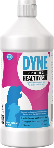 PETAG Dyne PRO HG Healthy Gut Liquid Supplement for Dogs 16 oz