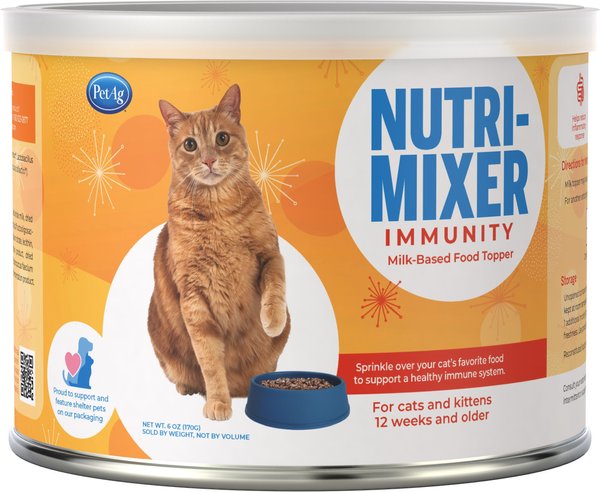 PetAg Nutri-Mixer Immunity Cat Food Topper, 6-oz jar slide 1 of 3