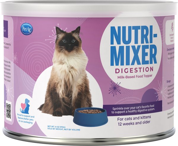 PetAg Nutri-Mixer Digestive Cat Food Topper, 6-oz jar slide 1 of 3