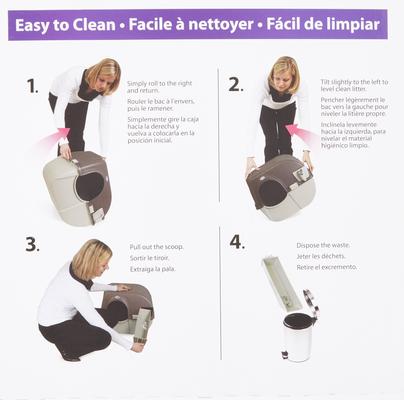 Show full view: Omega Paw 'Roll 'n Clean Self Cleaning Litter Box, Regular slide 7 of 12