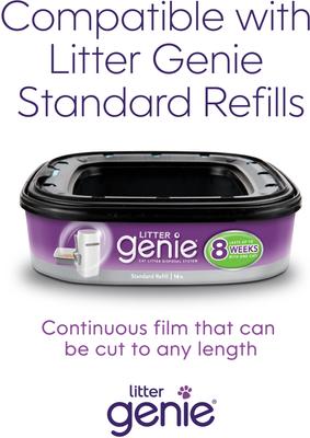 Show full view: Litter Genie Plus Cat Litter Disposal System, Silver slide 9 of 14