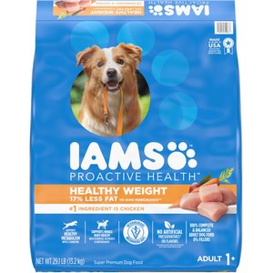 Iams Proactive Health Healthy Weight Management Low Fat Formula with Real Chicken Adult Dry Dog Food, 29.1-lb bag
