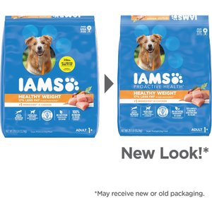 Iams Proactive Health Healthy Adult Weight Control with Real Chicken Dry Dog Food, 29.1-lb bag