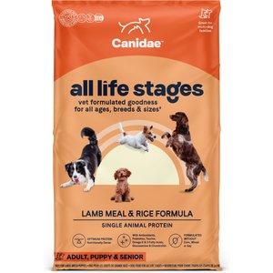 CANIDAE All Life Stages Lamb Meal & Rice Formula Dry Dog Food, 30-lb bag