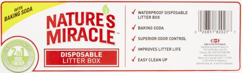Show full view: Nature's Miracle Disposable Cat Litter Box, Jumbo, 2 count slide 4 of 5