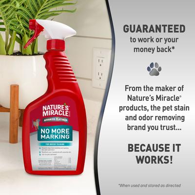 Show full view: Nature's Miracle Advanced Platinum No More Marking Pet Stain & Odor Remover, 24-oz bottle slide 6 of 11