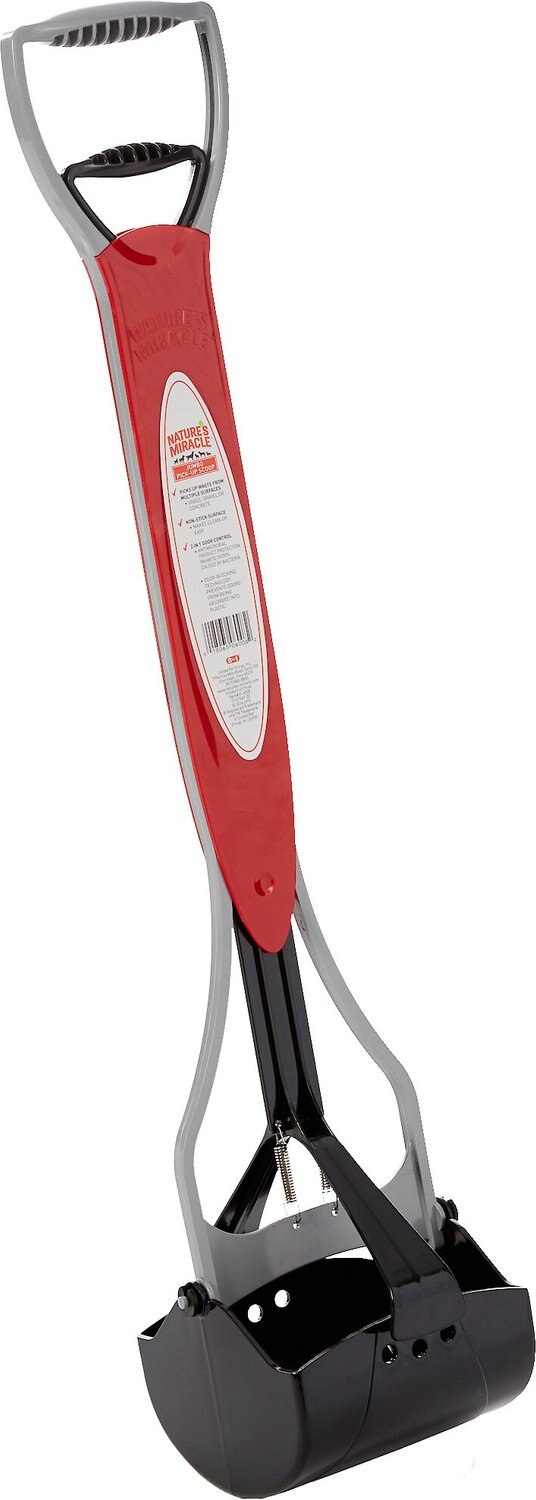 NATURE'S MIRACLE Jaw Dog Pooper Scooper, Jumbo