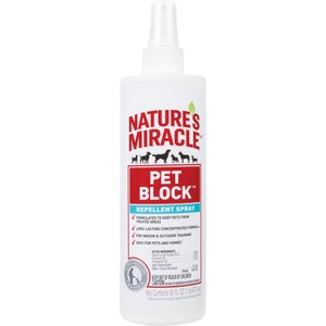 Nature's Miracle Pet Block Repellent Spray, 16-oz bottle