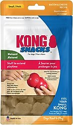 KONG Stuff'N Bacon & Cheese Snacks Dog Small Treats, 7-oz bag
