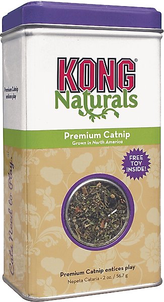 KONG Naturals Premium Catnip, 2-oz tin slide 1 of 3