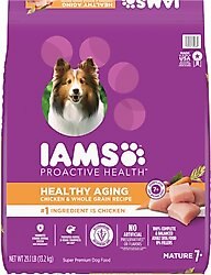 Iams Healthy Aging Mature 7+ Real Chicken Dry Dog Food Real Chicken Dry Dog Food