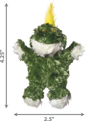 KONG Plush Frog Dog Toy, X-Small