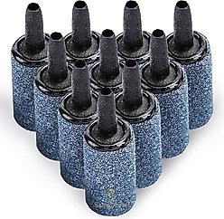 SunGrow Betta Aquarium Bubbler, Air Stone Aerator for Hydroponics & Aquaponic Fish Tank, 10 count