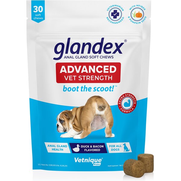 VETNIQUE LABS Glandex Advanced Strength Anal Gland Supplement for Dogs