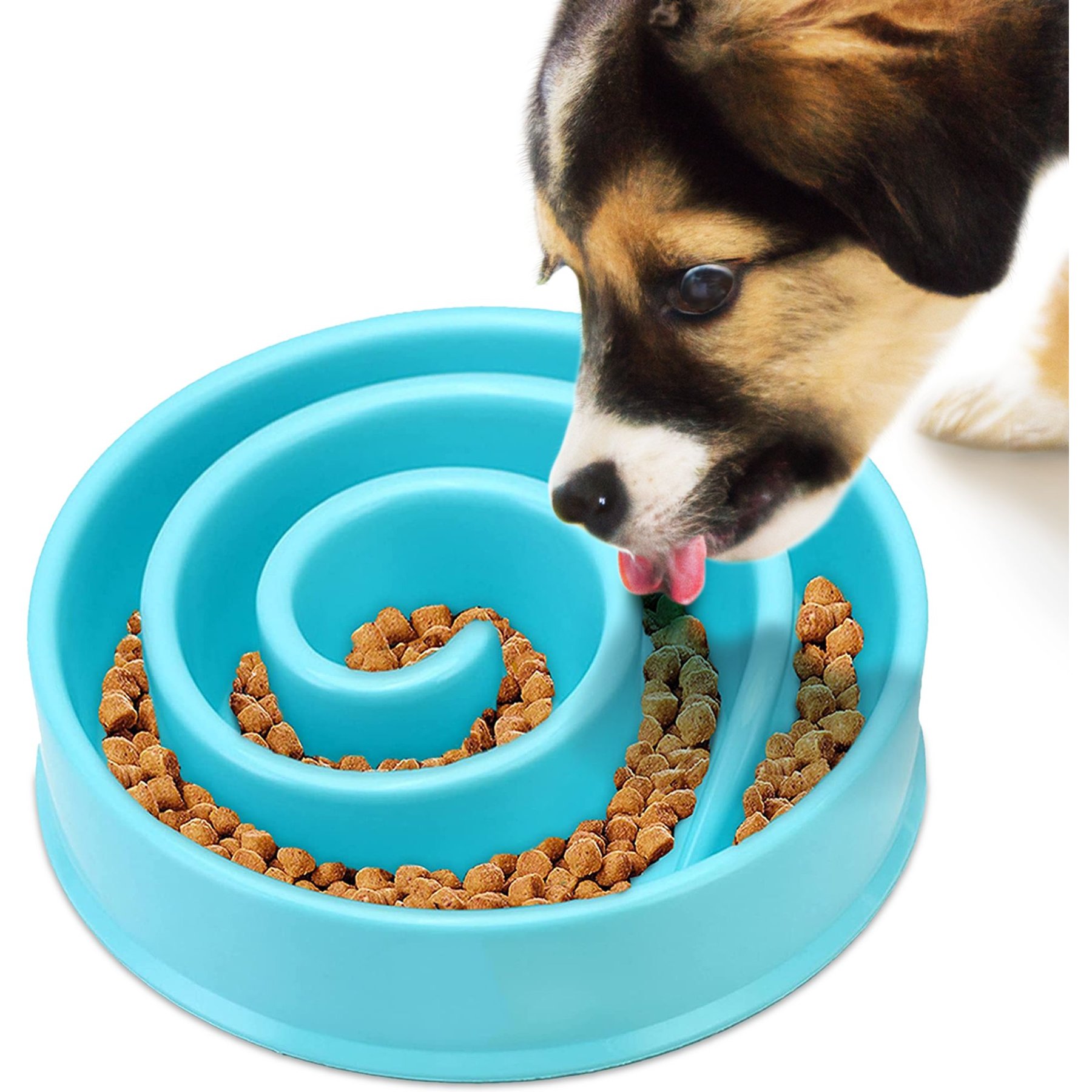 PETDURO Dog Bowl Slow Feeder for Small Medium Breed Maze Puzzle