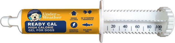 Under the Weather Ready Cal High Calorie Food Nutritional Gel Dog Supplement, 100-cc syringe