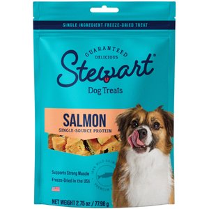 Stewart Wild Salmon Freeze-Dried Dog Treats, 2.75-oz pouch