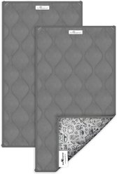 Paw Inspired Guinea Pig Fleece Cage Liners & Bedding, 2 count, Gray