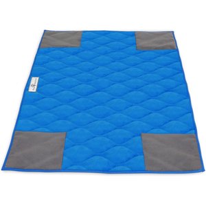Paw Inspired PopCorner Washable Fleece Guinea Pig Cage Liners & Bedding, C&C 2x3, Blue