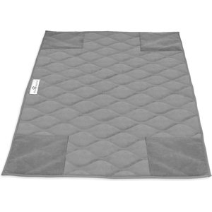 Paw Inspired PopCorner Washable Fleece Guinea Pig Cage Liners & Bedding, C&C 2x3, Gray
