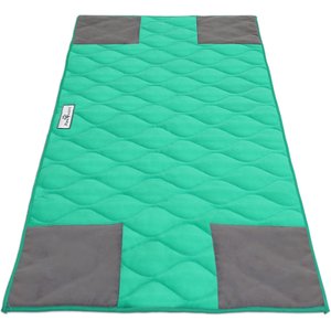 Paw Inspired PopCorner Washable Fleece Guinea Pig Cage Liners & Bedding, Midwest, Green