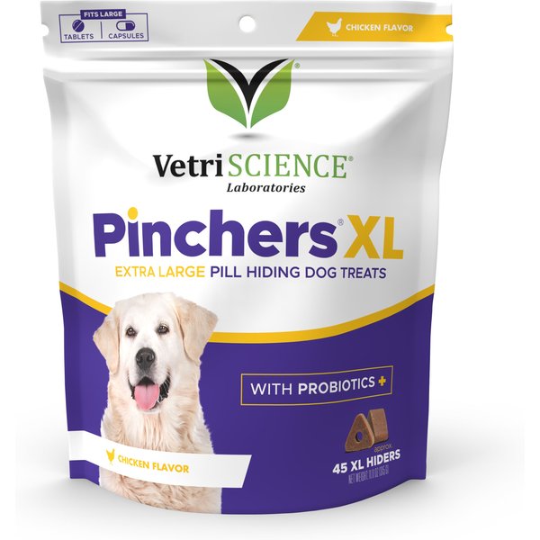 Vetnique Labs Gulpz Pill Hiding Probiotic Pockets Hickory Chicken Flavor Dog Probiotic Supplement & Pill Treats